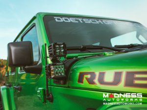 Jeep Wrangler JL Cowl Mount Standoff Kit - Tall